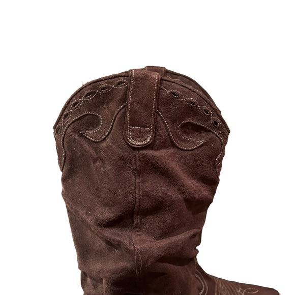 Arizona brown cow girl boots size 8 - Picture 6 of 12